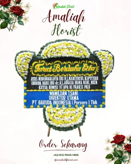 Papan Bunga Duka Paket Wedding Cibinong